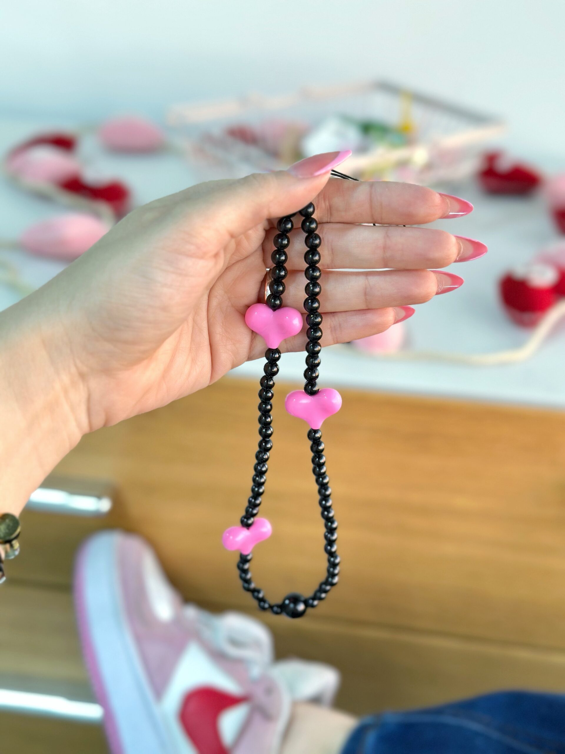Strap o Llavero de Balines Negros