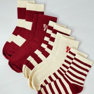 Pack de Medias Vinotinto